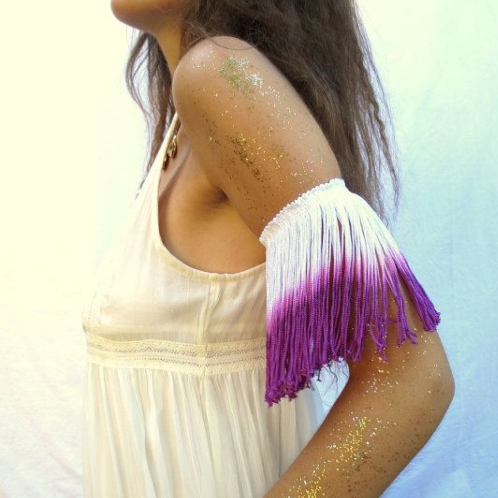 Fringe arm cuff